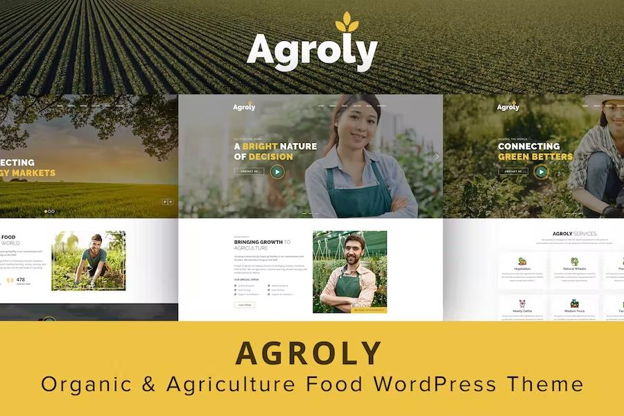 AGROLY – ORGANIC & AGRICULTURE FOOD WORDPRESS THEME